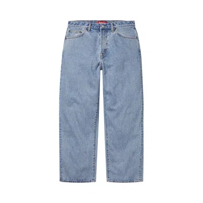 Pre-owned Supreme Baggy Jean 'washed Indigo' | Blue | Men's Size 32