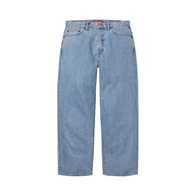 Pre-owned Supreme Baggy Jean 'washed Indigo' | Blue | Men's Size 38