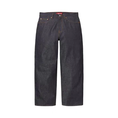 Pre-owned Supreme Baggy Selvedge Jean 'rigid Indigo' | Blue | Men's Size 38