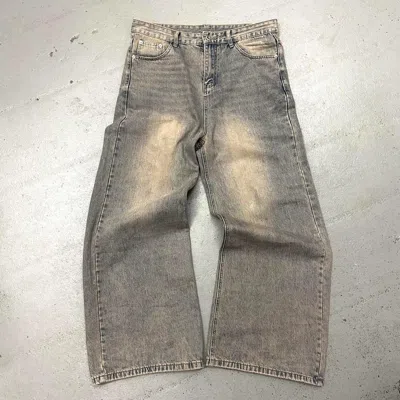 Pre-owned Supreme Baggy Wide Leg Faded Jeans In Sand