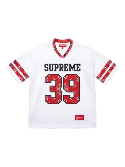 Supreme Bandana Football T-shirt In White