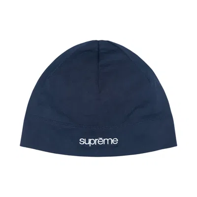 Pre-owned Supreme Base Layer Beanie 'navy' | Blue | Men's Size Onesize