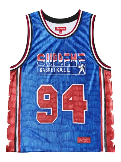 Supreme Basketball Jersey In Blue