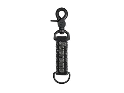 Pre-owned Supreme B.b Simon Denim Keychain In Black