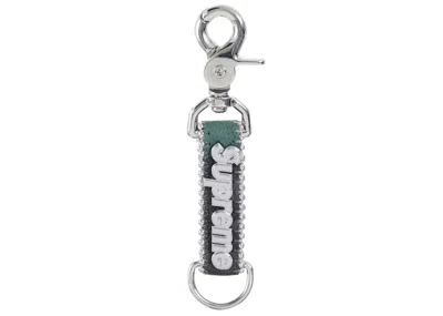Pre-owned Supreme B.b. Simon Denim Keychain In Woodland Camo