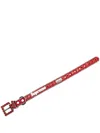 Supreme B.b. Simon Studded Dog Collar In Red