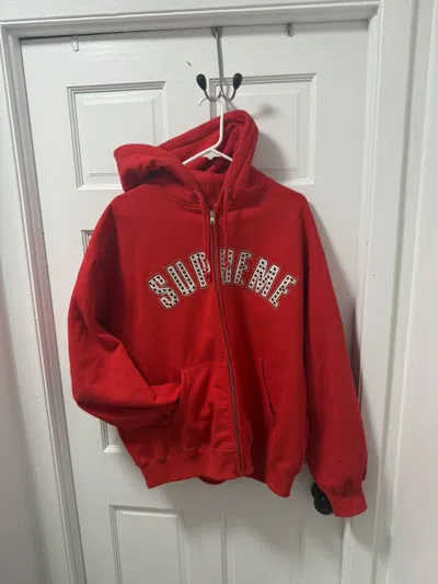 Pre-owned Supreme B.b Simon X  Red Hoodie