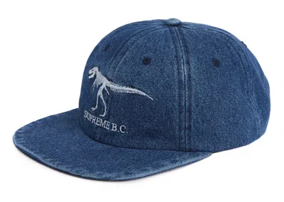 Pre-owned Supreme B.c. 6panel Hat In Blue
