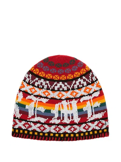 Supreme Beaded Beanie Hat In Multi