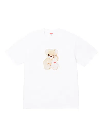 Supreme Bear-print T-shirt In White
