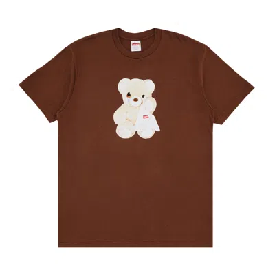 Pre-owned Supreme Bear Tee 'brown' | Men's Size S