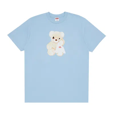 Pre-owned Supreme Bear Tee 'powder Blue' | Men's Size S