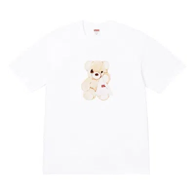 Supreme Bear-print T-shirt In White