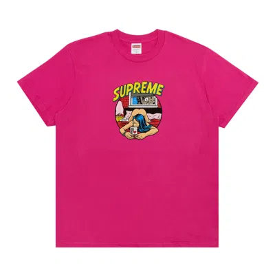 Pre-owned Supreme Bedroom Tee 'fuchsia' | Pink | Men's Size M