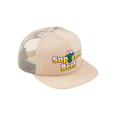 Pre-owned Supreme Beef Mesh Back 5-panel 'tan' | Men's Size Onesize In Brown
