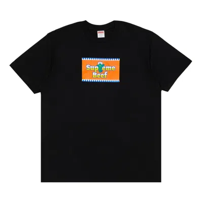 Pre-owned Supreme Beef Tee 'black' | Men's Size L