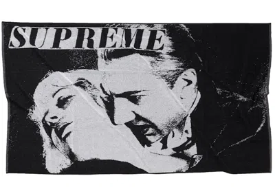 Pre-owned Supreme Bela Lugosi Towel In Black