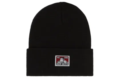 Pre-owned Supreme Ben Davis Beanie In Black