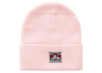 Pre-owned Supreme Ben Davis Beanie In Pink