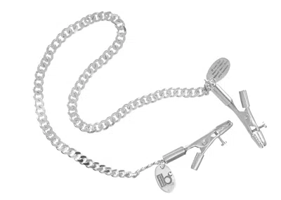Pre-owned Supreme Bernadette Corporation Nipple Clamps In Silver