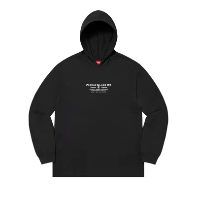 Pre-owned Supreme Best Of The Best Hooded Long-sleeve Top 'black'