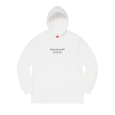 Pre-owned Supreme Best Of The Best Hooded Long-sleeve Top 'white'
