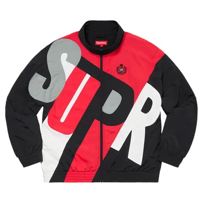 Pre-owned Supreme Big Letter Track Jacket 'black'