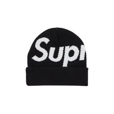 Pre-owned Supreme Big Logo Beanie 'black'