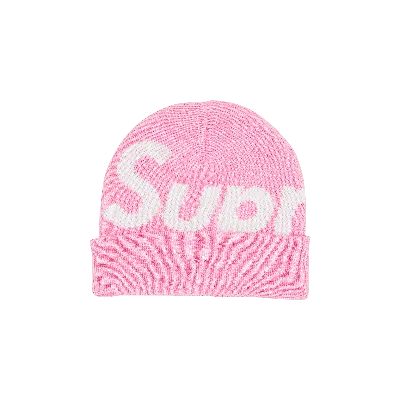 Pre-owned Supreme Big Logo Beanie 'pink'