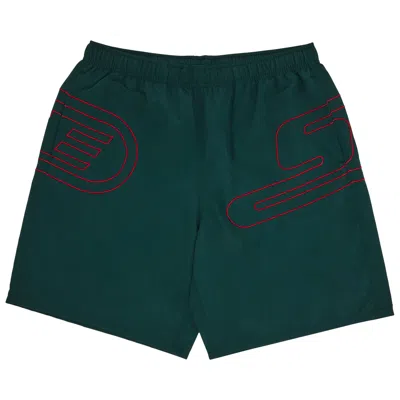 Pre-owned Supreme Big Logo Nylon Short 'dark Green' | Men's Size M