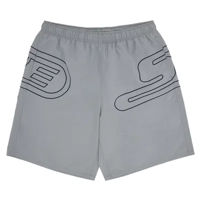Pre-owned Supreme Big Logo Nylon Short 'grey' | Men's Size Xl In Gray