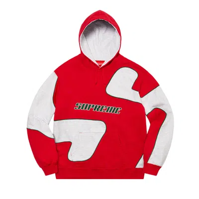 Pre-owned Supreme Big S Hooded Sweatshirt 'red'