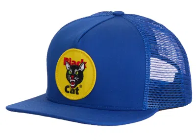 Pre-owned Supreme Black Cat Mesh Back 5panel In Royal In Blue