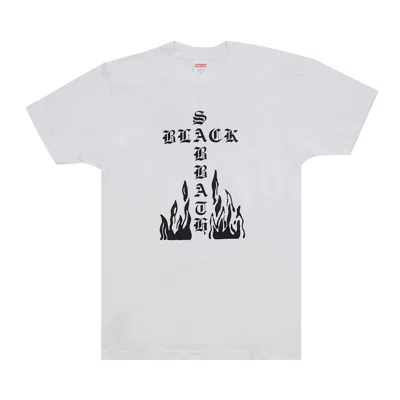Pre-owned Supreme Black Sabbath Cross Tee 'white' | Men's Size Xl