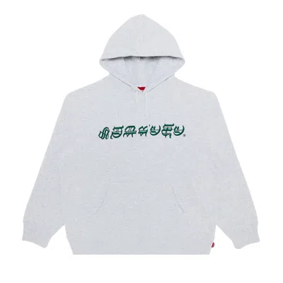 Pre-owned Supreme Blackletter Hooded Sweatshirt 'ash Grey' | Men's Size Xl