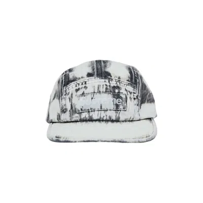 Pre-owned Supreme Bleached Chino Camp Cap 'black'