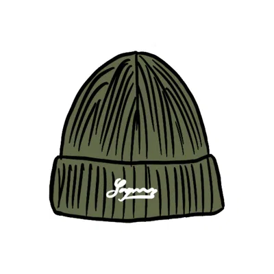 Pre-owned Supreme Bleached Rib Beanie In Olive In Green