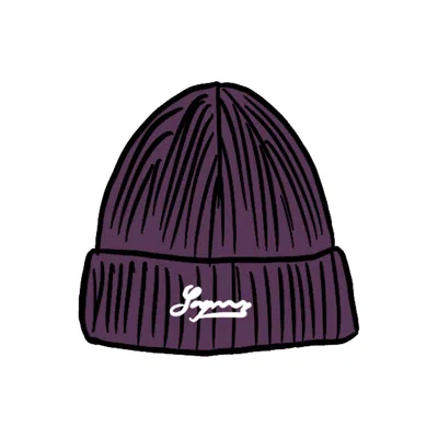 Pre-owned Supreme Bleached Rib Beanie In Purple