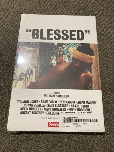 Pre-owned Supreme “blessed” Dvd In White