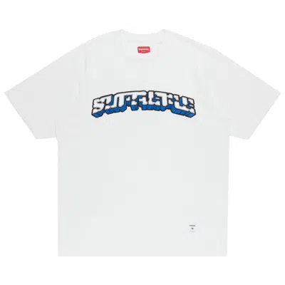 Pre-owned Supreme Block Arc Short-sleeve Top 'white'