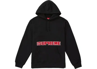 Pre-owned Supreme Blockbuster Hooded Sweatshirt Black Hoodie Size Xl