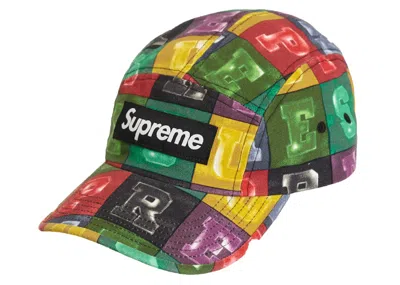 Pre-owned Supreme Blocks Camp Cap
