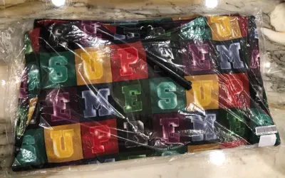 Pre-owned Supreme Blocks Hooded Sweatshirt "multicolor" - Men's Size Xl