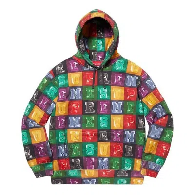 Supreme Blocks Hoodie 'multi-color'