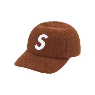 Pre-owned Supreme Boiled Wool S Logo 6-panel 'brown' | Men's Size Onesize