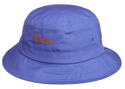 Pre-owned Supreme Bolt Snap Crusher Hat In Blue