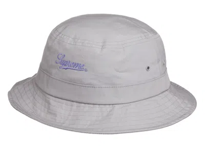 Pre-owned Supreme Bolt Snap Crusher Hat In Grey