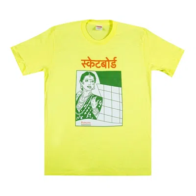 Pre-owned Supreme Bombay Tee 'bright Yellow' | Men's Size L