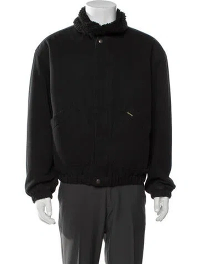 Pre-owned Supreme Bomber Jacket In Black