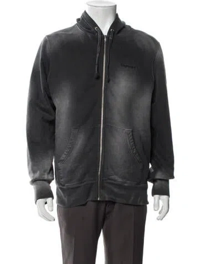 Pre-owned Supreme Bomber Jacket In Gray